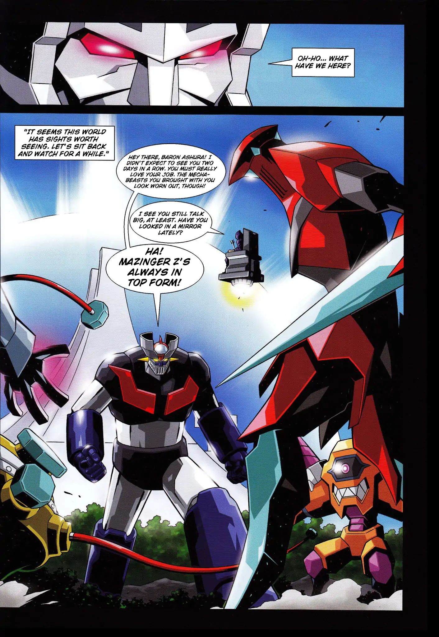 Mazinger Z Vs. Transformers - Chapter 2: (By Hidetsugu Yoshioka)