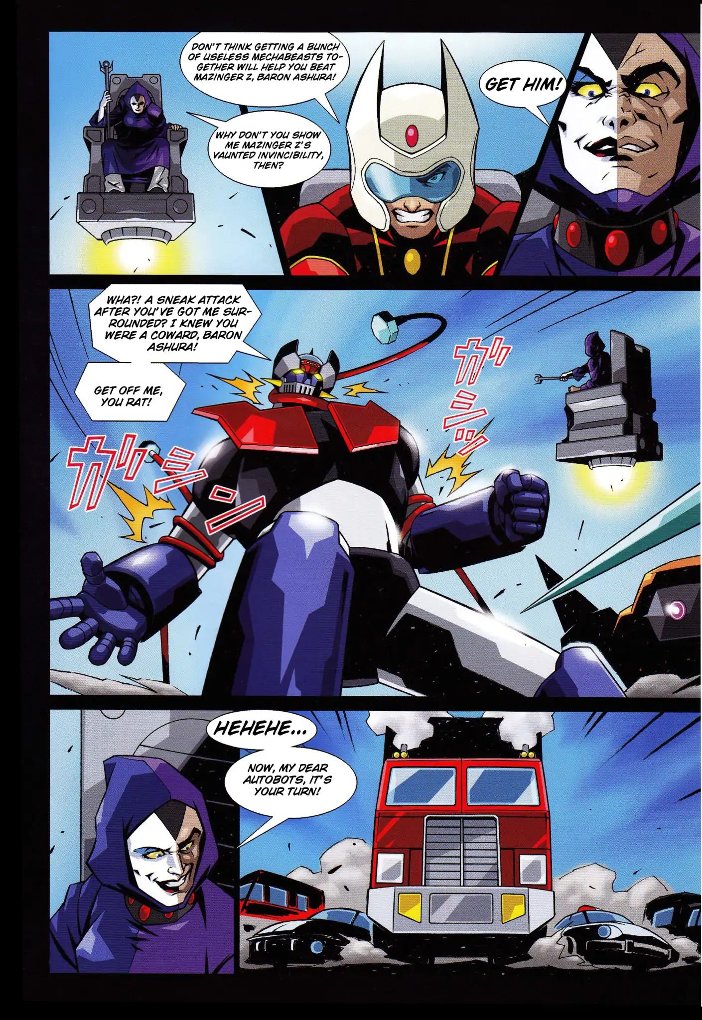 Mazinger Z Vs. Transformers - Chapter 2: (By Hidetsugu Yoshioka)