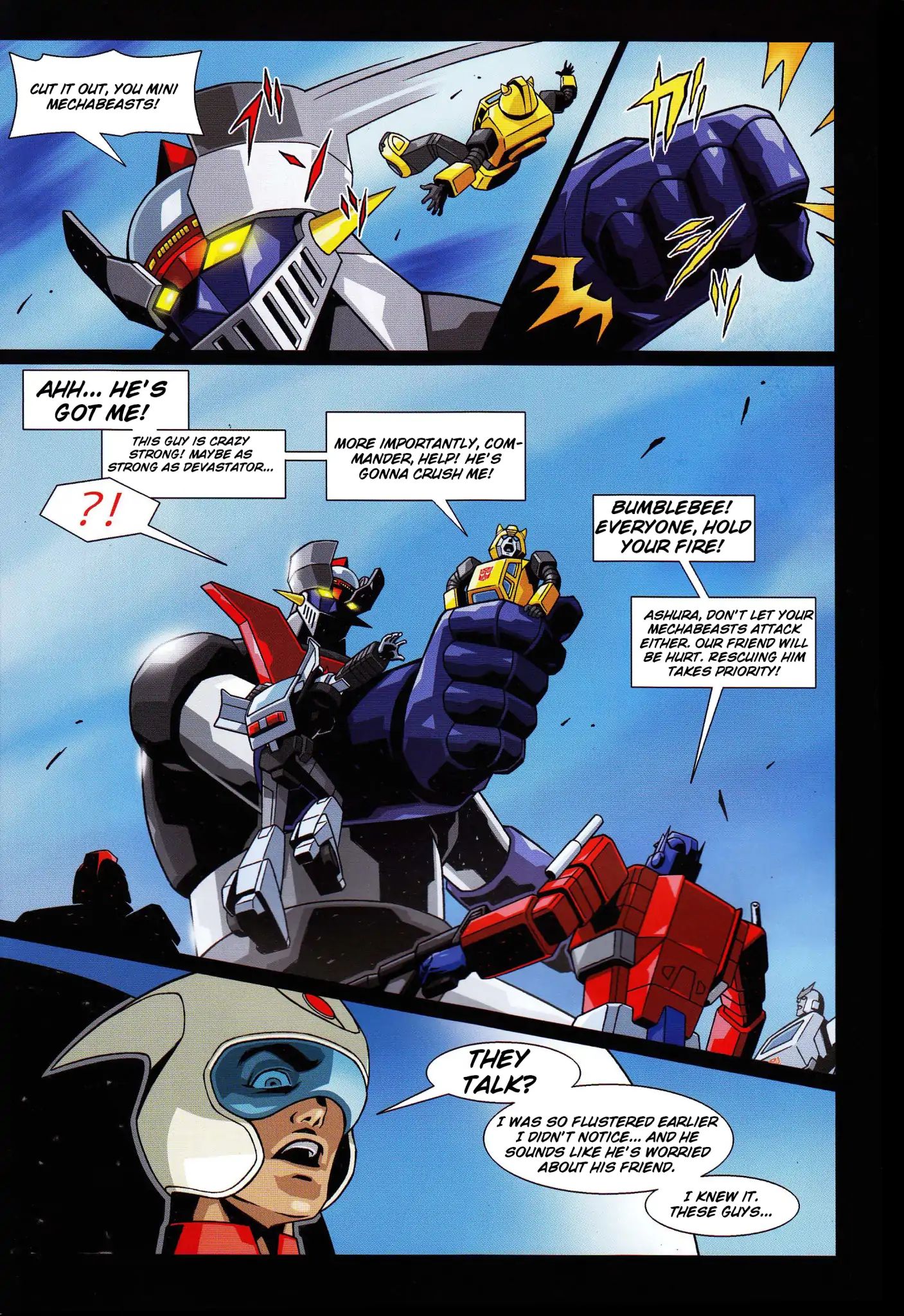 Mazinger Z Vs. Transformers - Chapter 2: (By Hidetsugu Yoshioka)