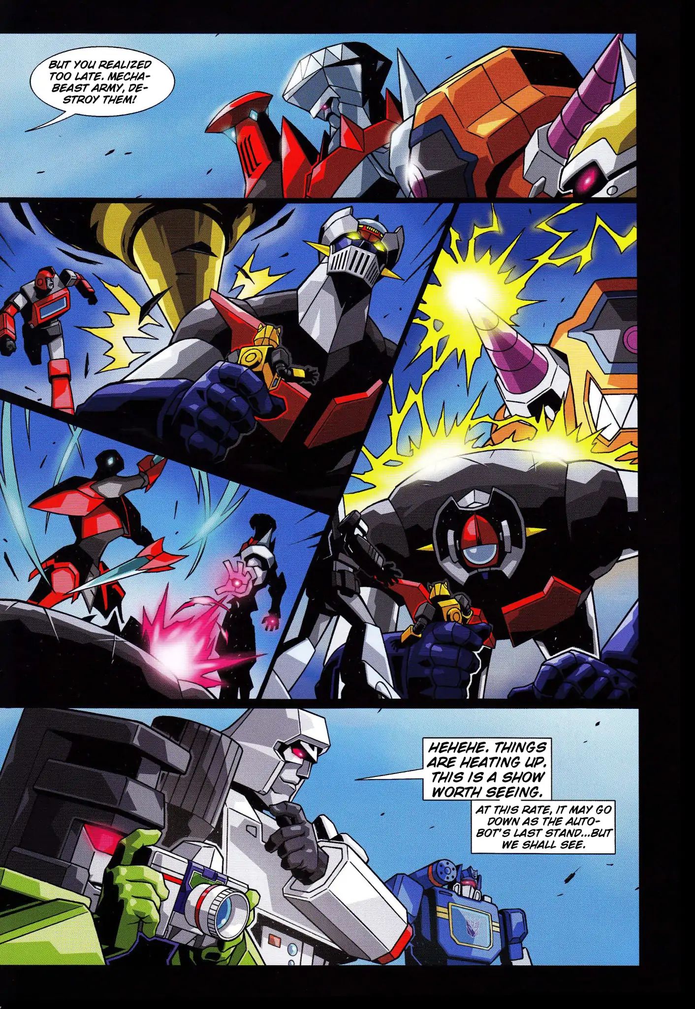 Mazinger Z Vs. Transformers - Chapter 2: (By Hidetsugu Yoshioka)