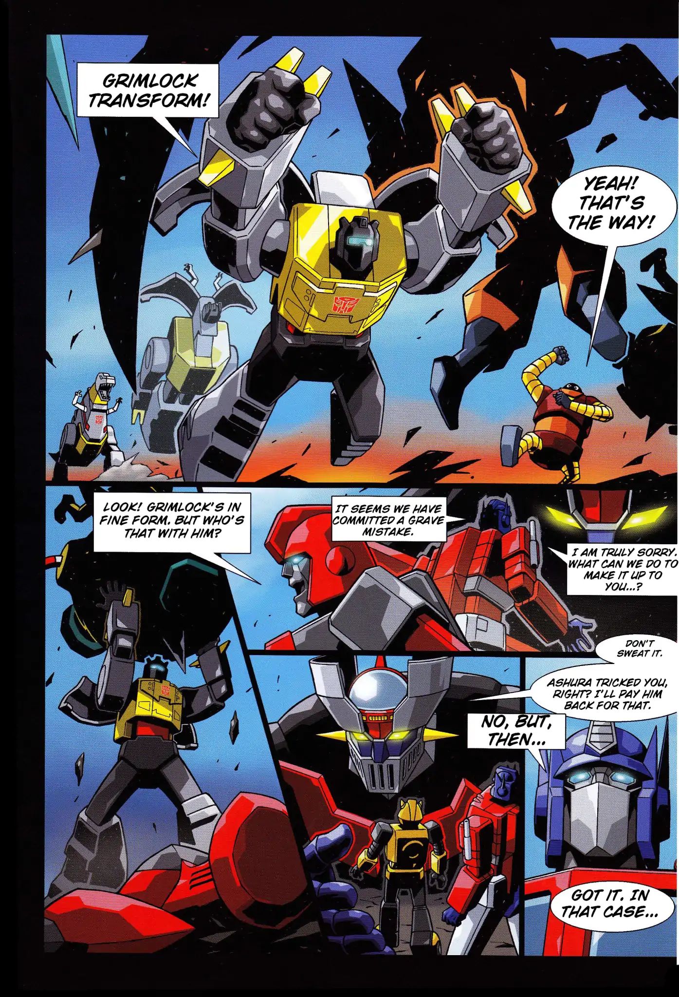 Mazinger Z Vs. Transformers - Chapter 2: (By Hidetsugu Yoshioka)