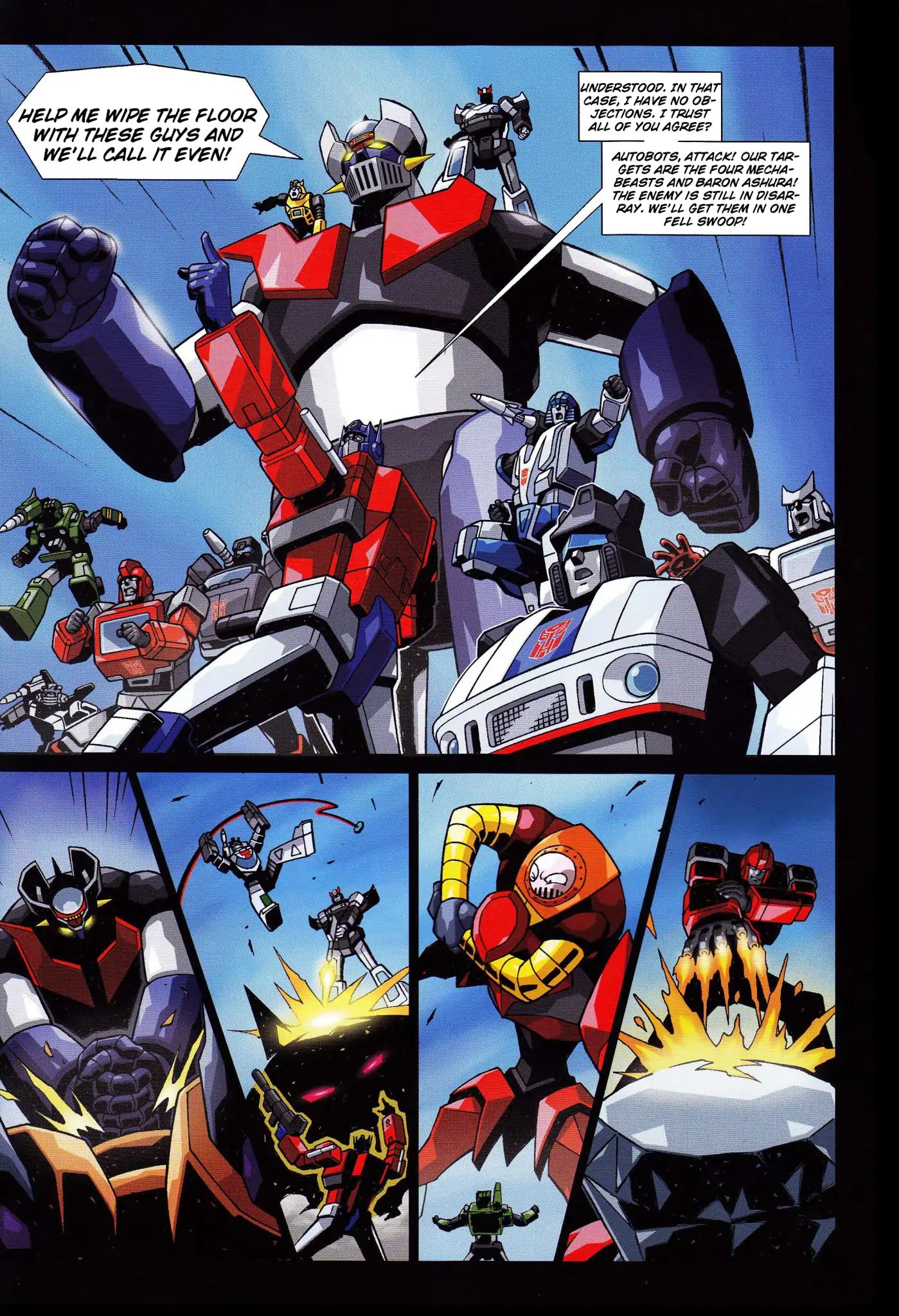 Mazinger Z Vs. Transformers - Chapter 2: (By Hidetsugu Yoshioka)