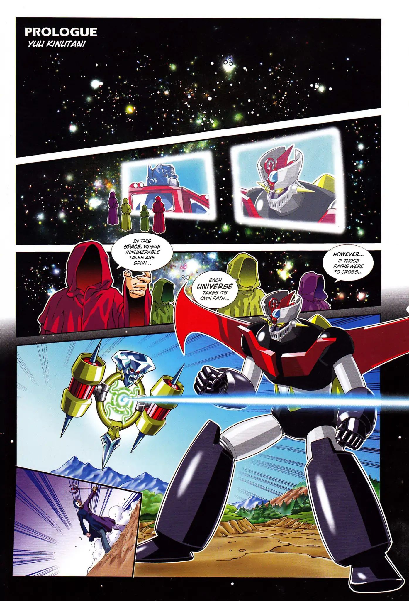 Mazinger Z Vs. Transformers - Chapter 1: Prologue (By Kinutani Yuu)