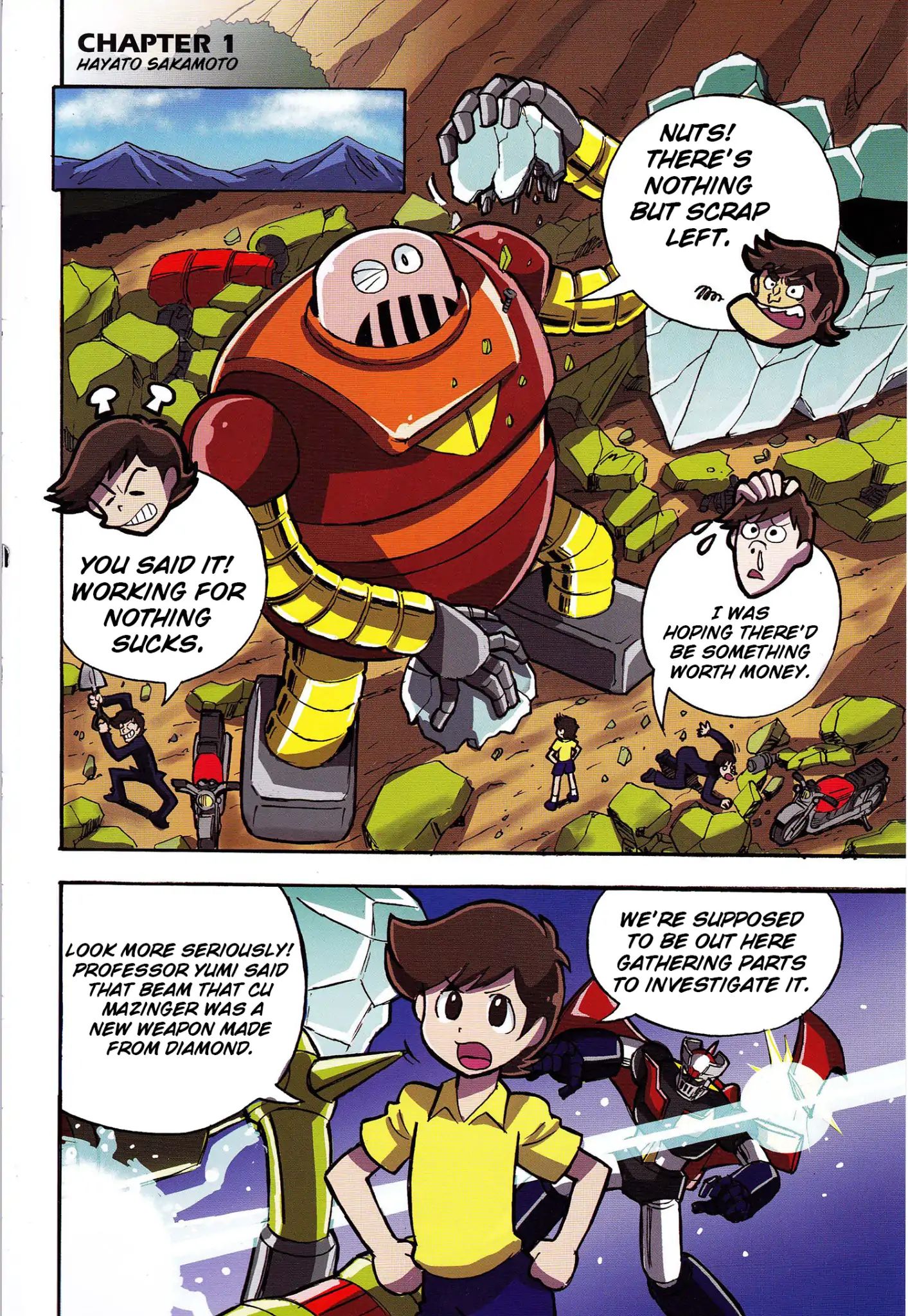 Mazinger Z Vs. Transformers - Chapter 1: Prologue (By Kinutani Yuu)