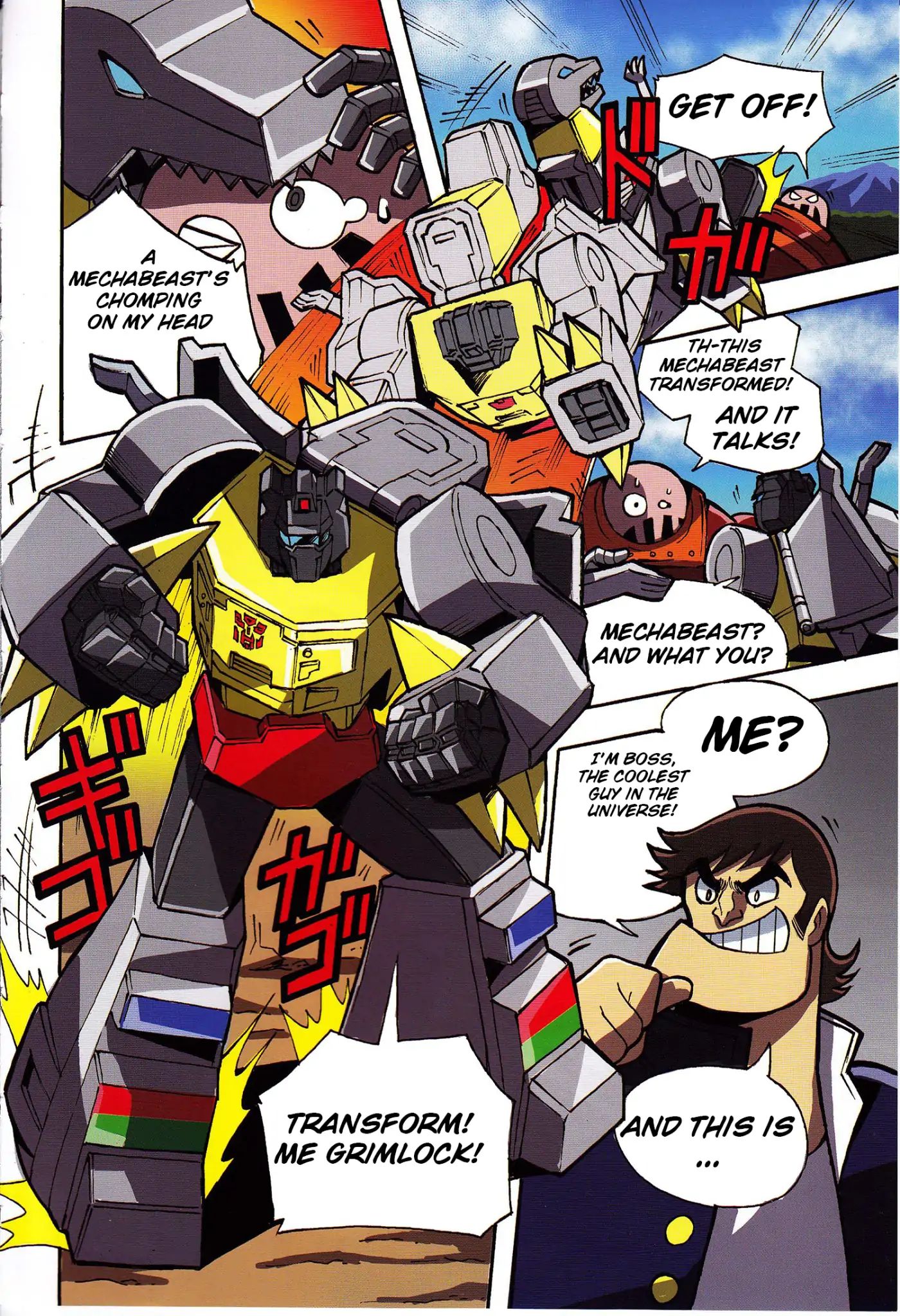 Mazinger Z Vs. Transformers - Chapter 1: Prologue (By Kinutani Yuu)