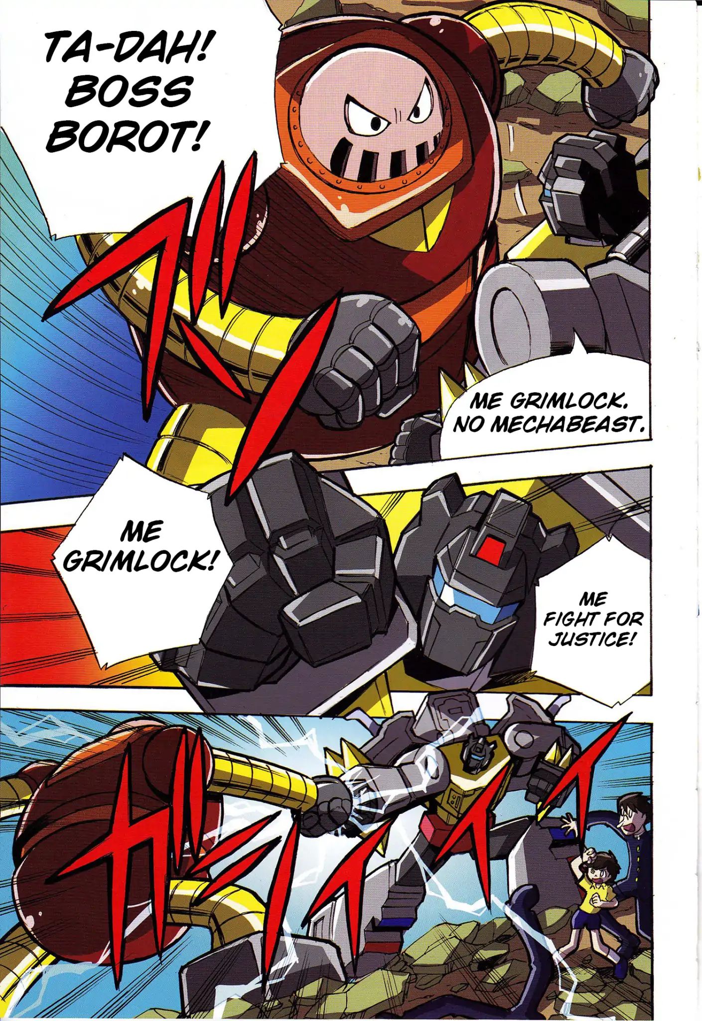 Mazinger Z Vs. Transformers - Chapter 1: Prologue (By Kinutani Yuu)