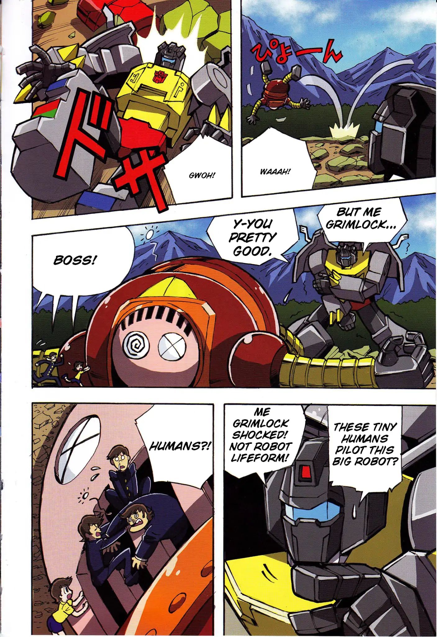 Mazinger Z Vs. Transformers - Chapter 1: Prologue (By Kinutani Yuu)