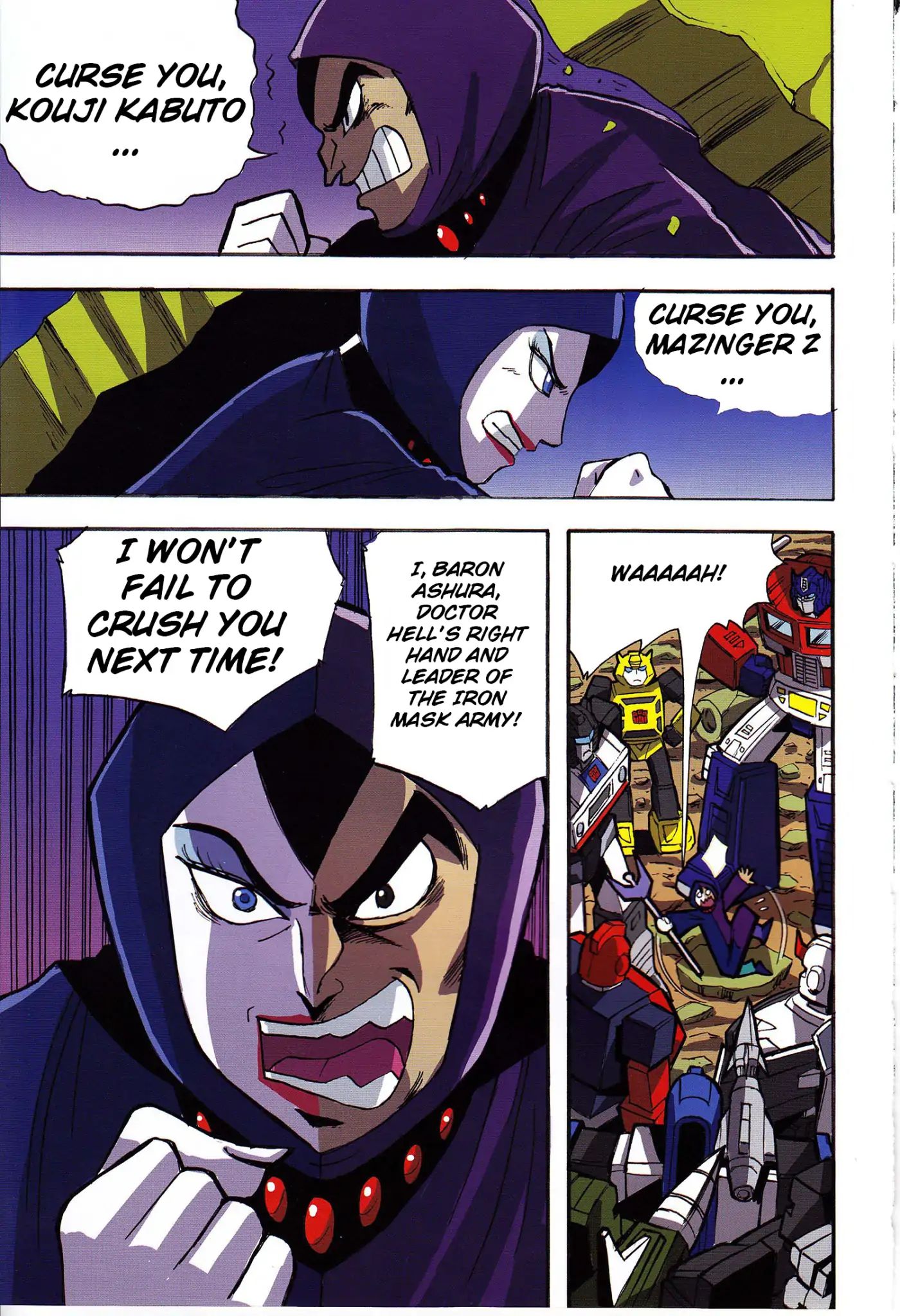 Mazinger Z Vs. Transformers - Chapter 1: Prologue (By Kinutani Yuu)