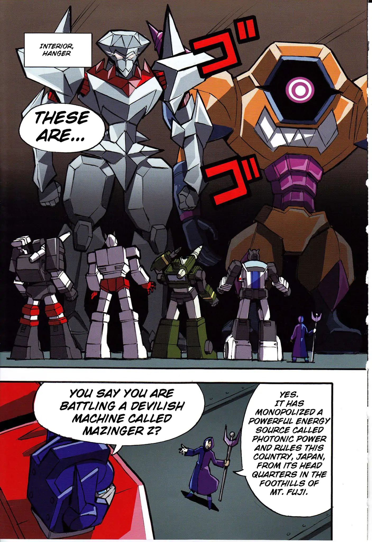 Mazinger Z Vs. Transformers - Chapter 1: Prologue (By Kinutani Yuu)