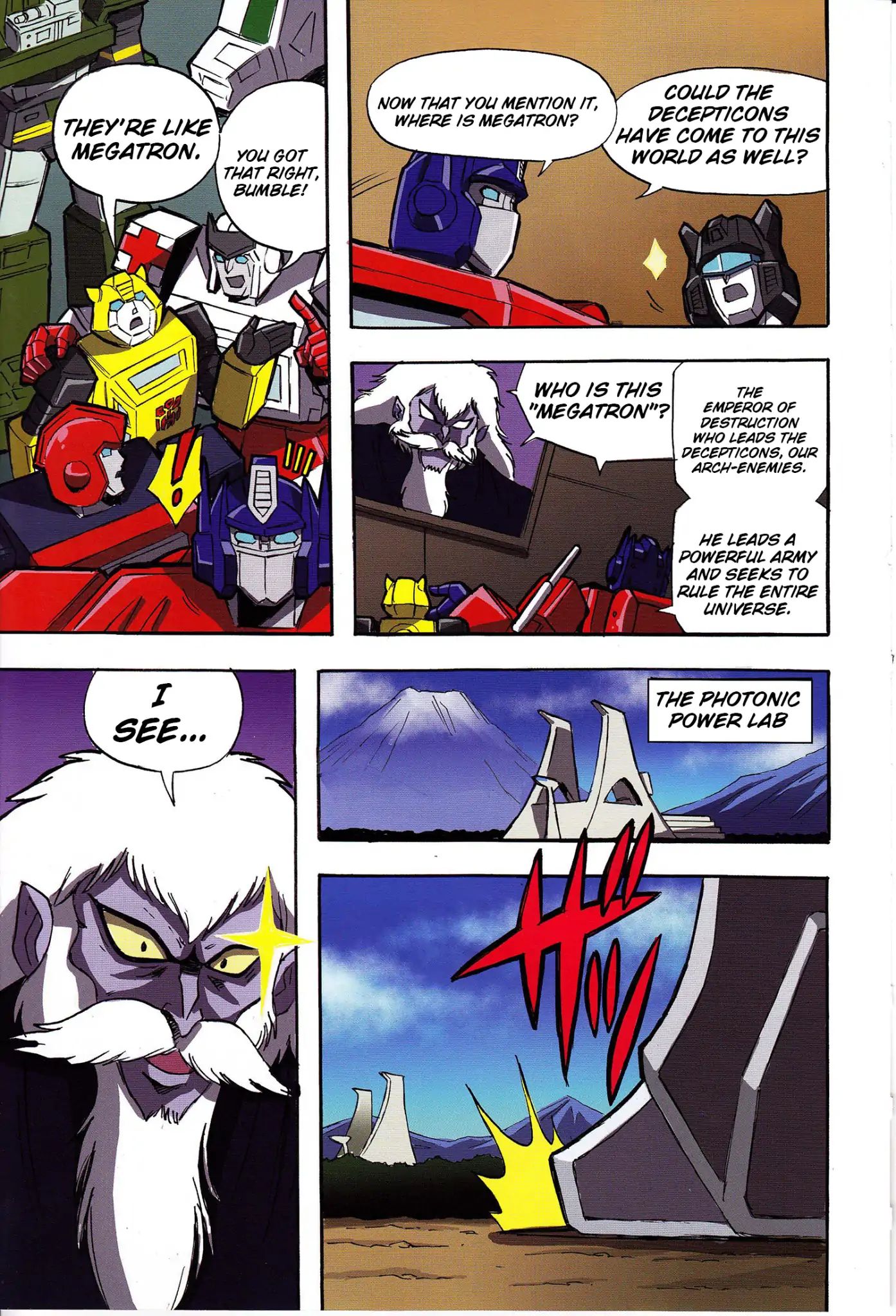 Mazinger Z Vs. Transformers - Chapter 1: Prologue (By Kinutani Yuu)