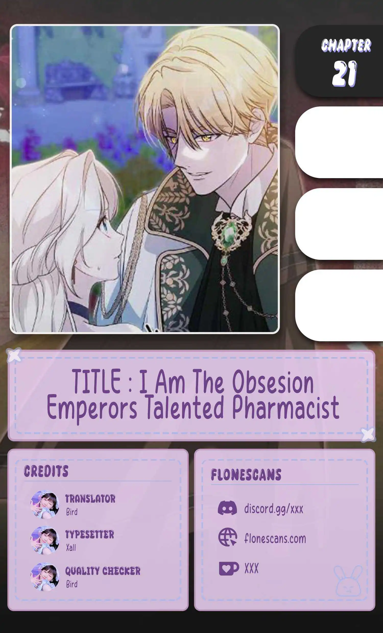 The Obsessive Emperor’s Capable Pharmacist - Chapter 21