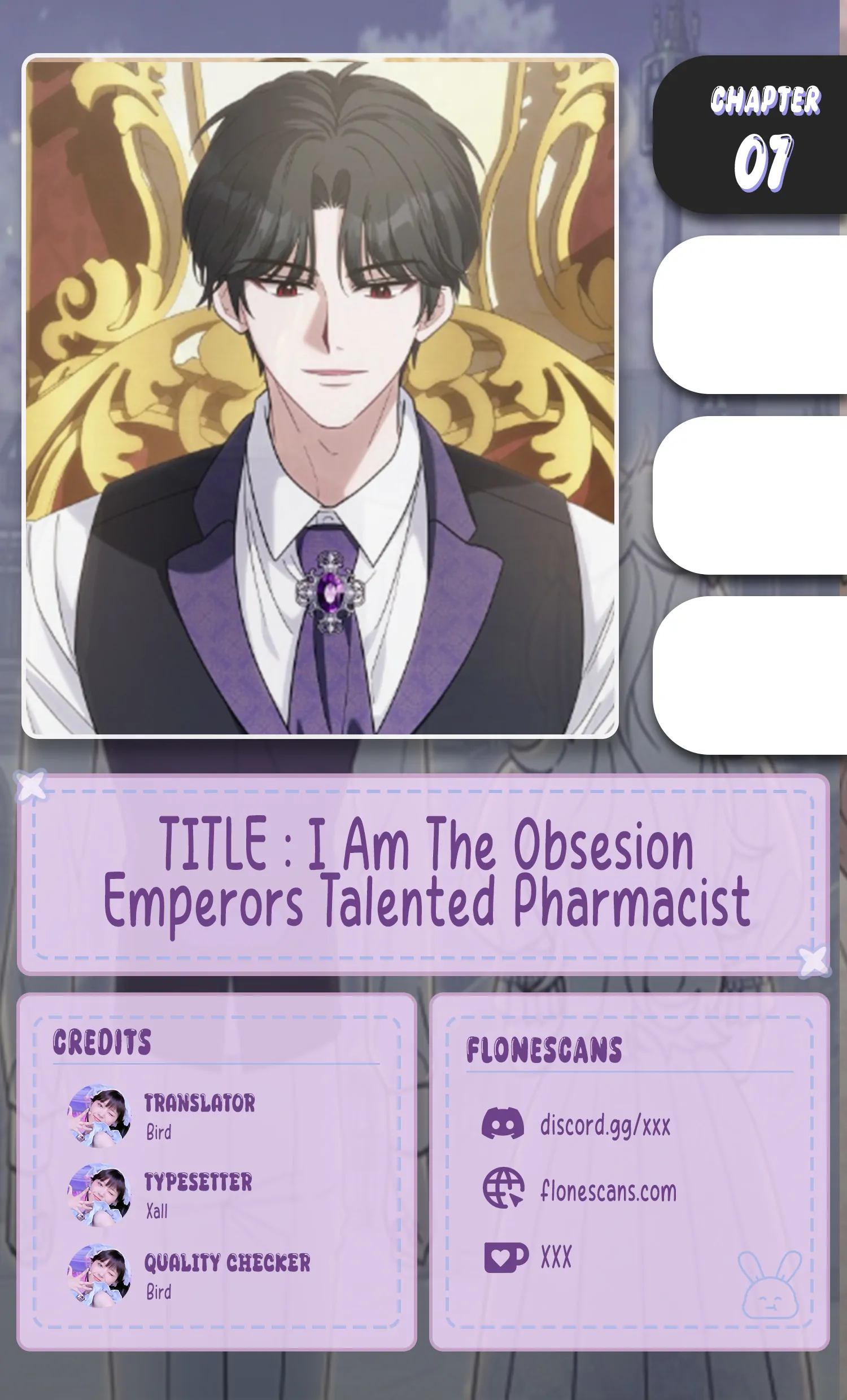 The Obsessive Emperor’s Capable Pharmacist - Chapter 7