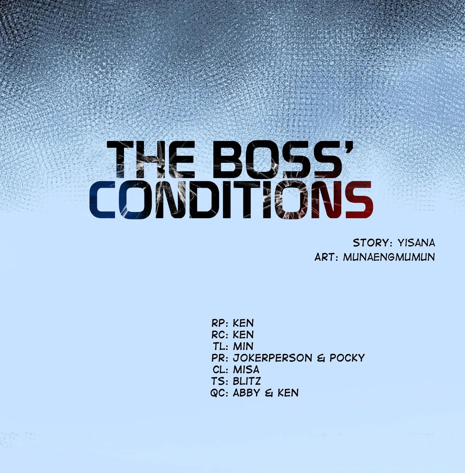 The Boss’ Conditions - Chapter 1