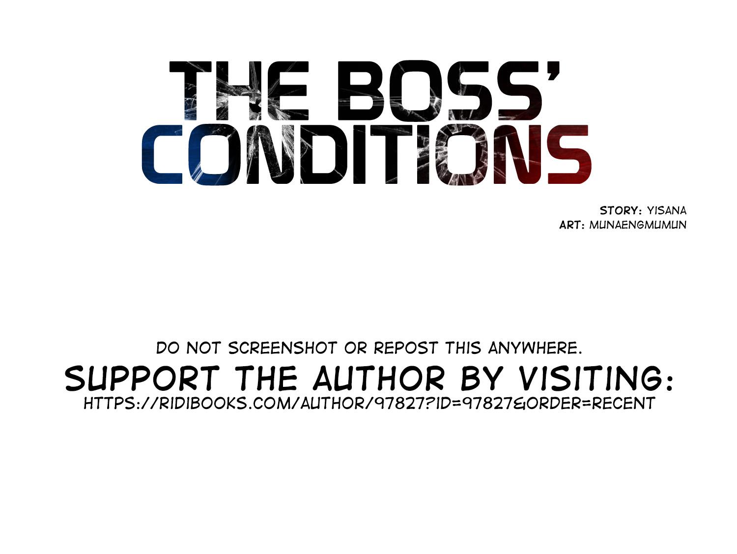 The Boss’ Conditions - Chapter 5