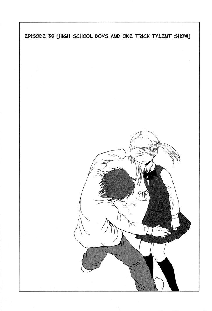 Danshi Koukousei No Nichijou - Vol.3 Chapter 39 : High School Boys And One Trick Talent Show