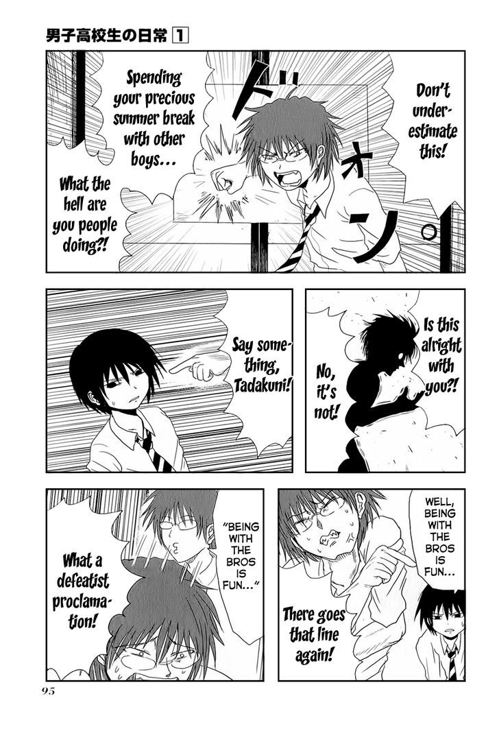 Danshi Koukousei No Nichijou - Vol.1 Chapter 11 : High School Boys And Summer Plans