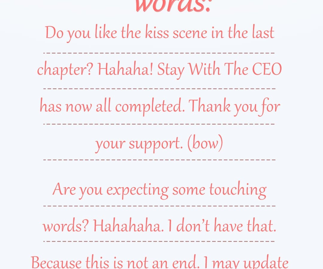 Stay With The Ceo - Chapter 171