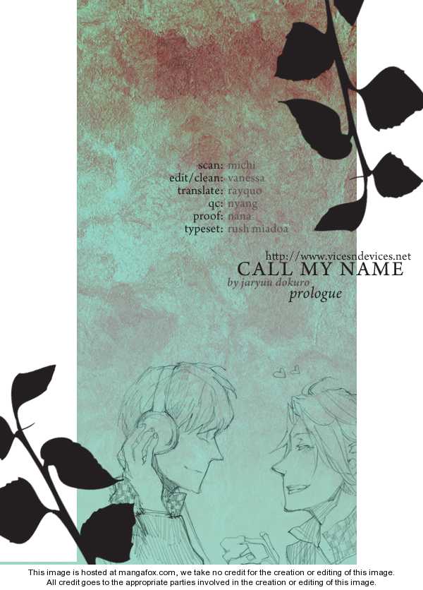 Call My Name (Jaryuu Dokuro) - Vol.01 Chapter 001 : Call My Name