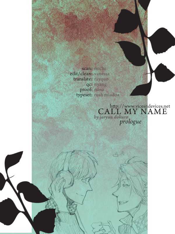 Call My Name (Jaryuu Dokuro) - Chapter 0