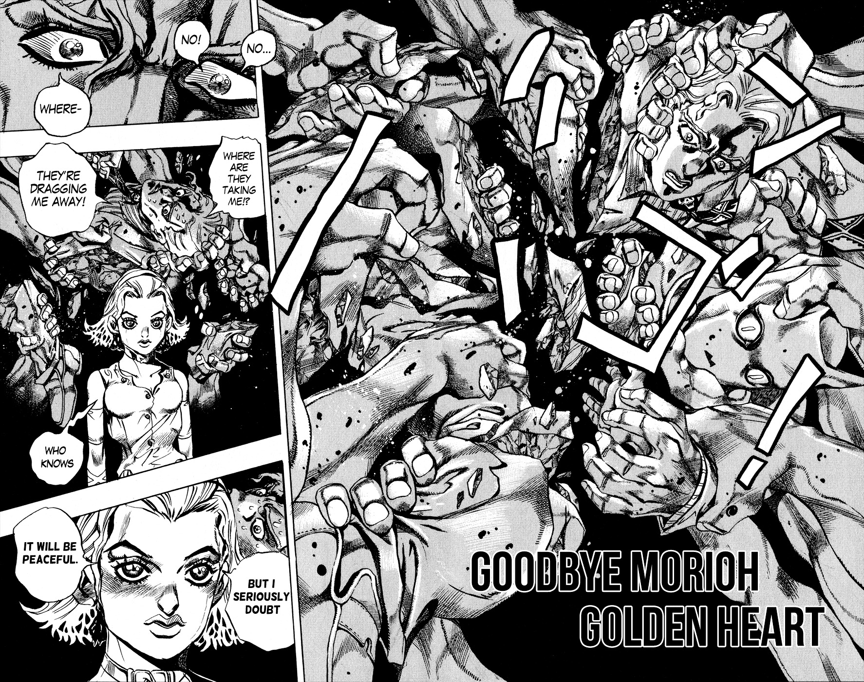 Diamond Wa Kudakenai - Vol.46 Chapter 439 : Goodbye Morioh! Golden Heart