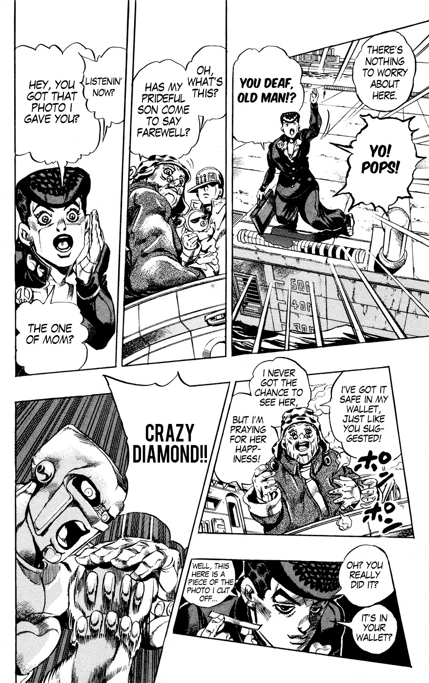 Diamond Wa Kudakenai - Vol.46 Chapter 439 : Goodbye Morioh! Golden Heart