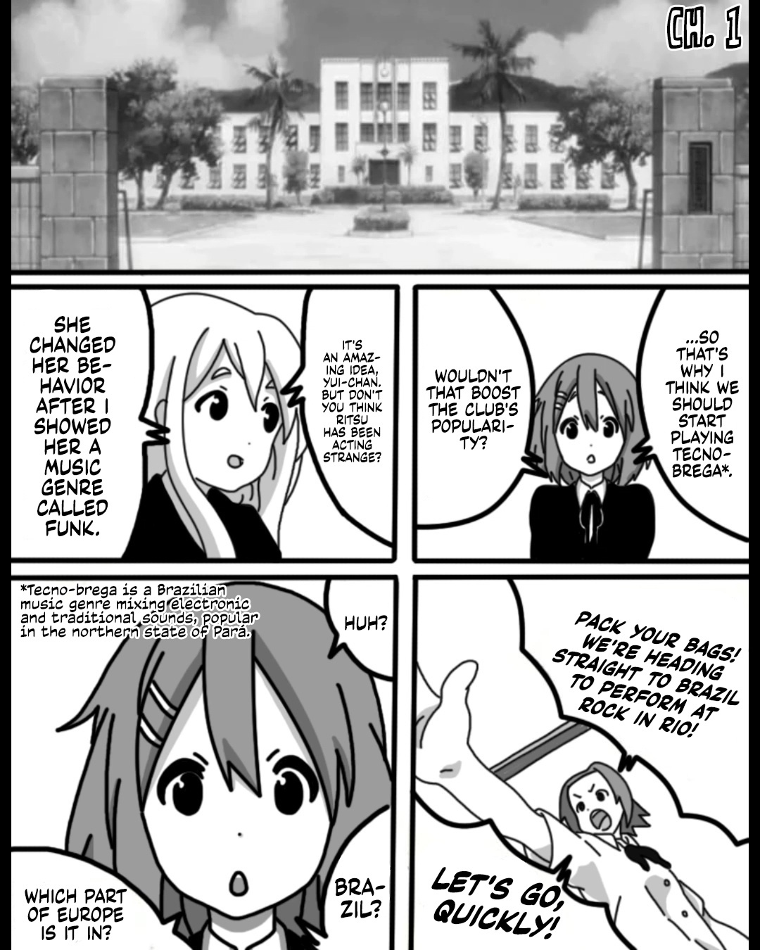 K-On! Brazil - Vol.1 Chapter 1