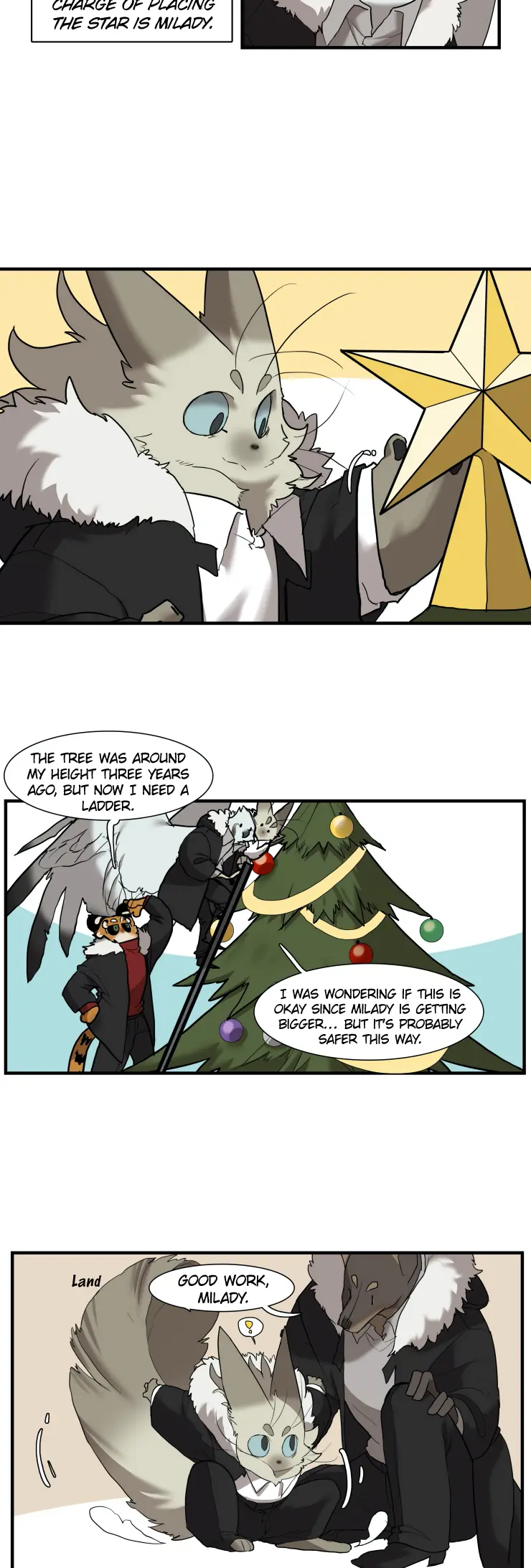 Miss Kitty And Her Bodyguards - Chapter 249.5: Friends, Friends (Christmas Special)