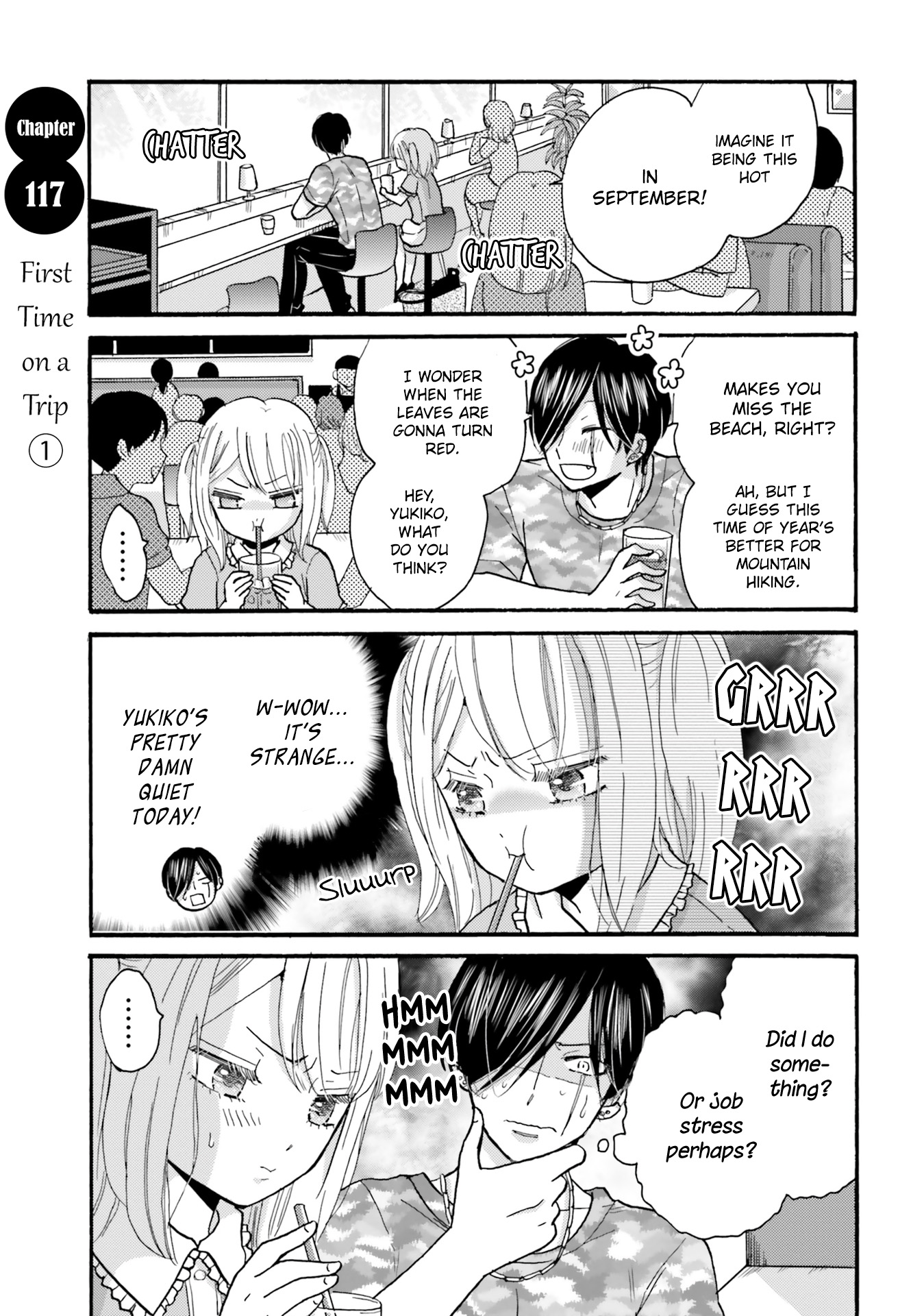 Yankee-Kun To Hakujou Gaaru - Vol.8 Chapter 117: First Time On A Trip ①