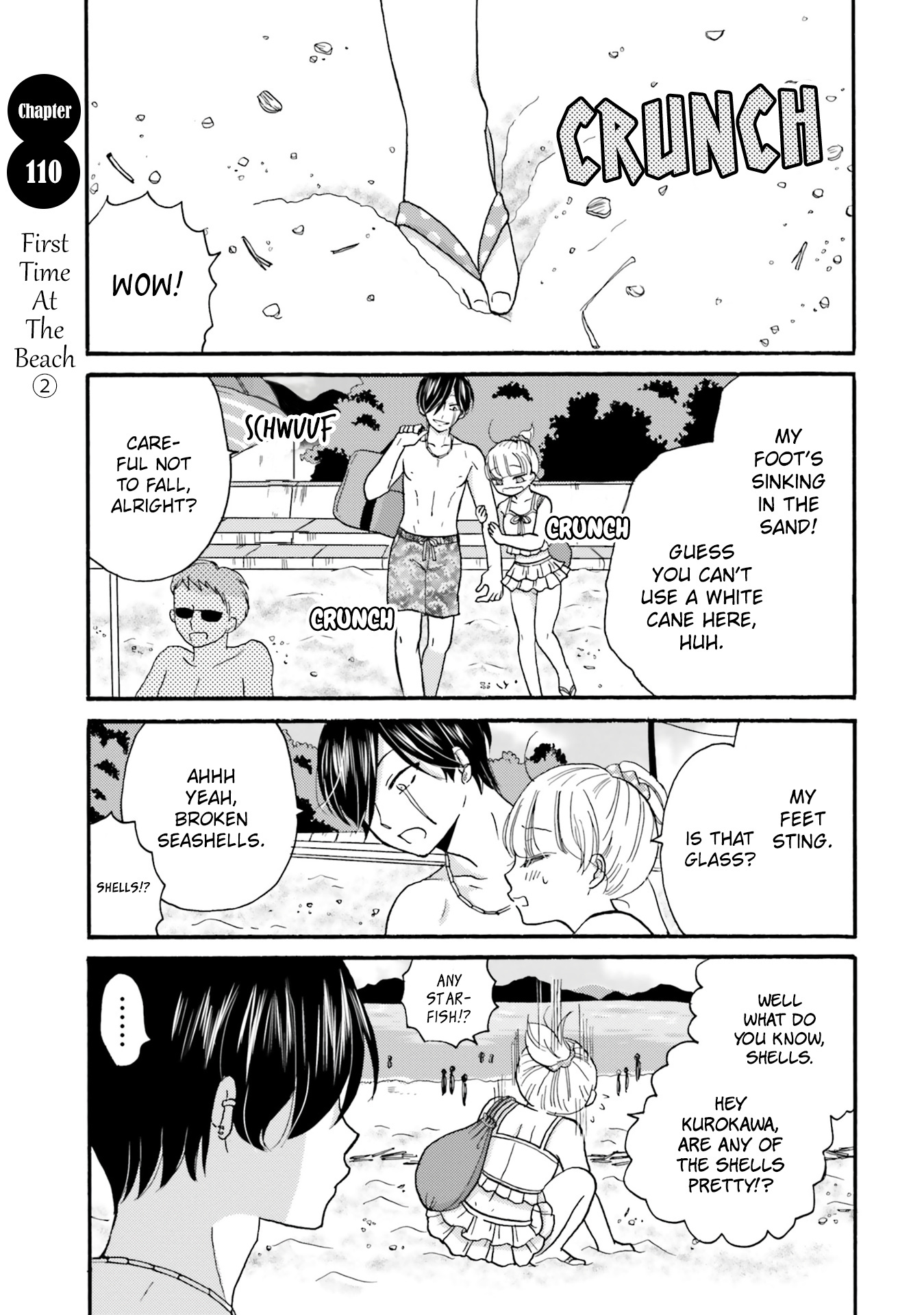 Yankee-Kun To Hakujou Gaaru - Chapter 110: First Time At The Beach ②