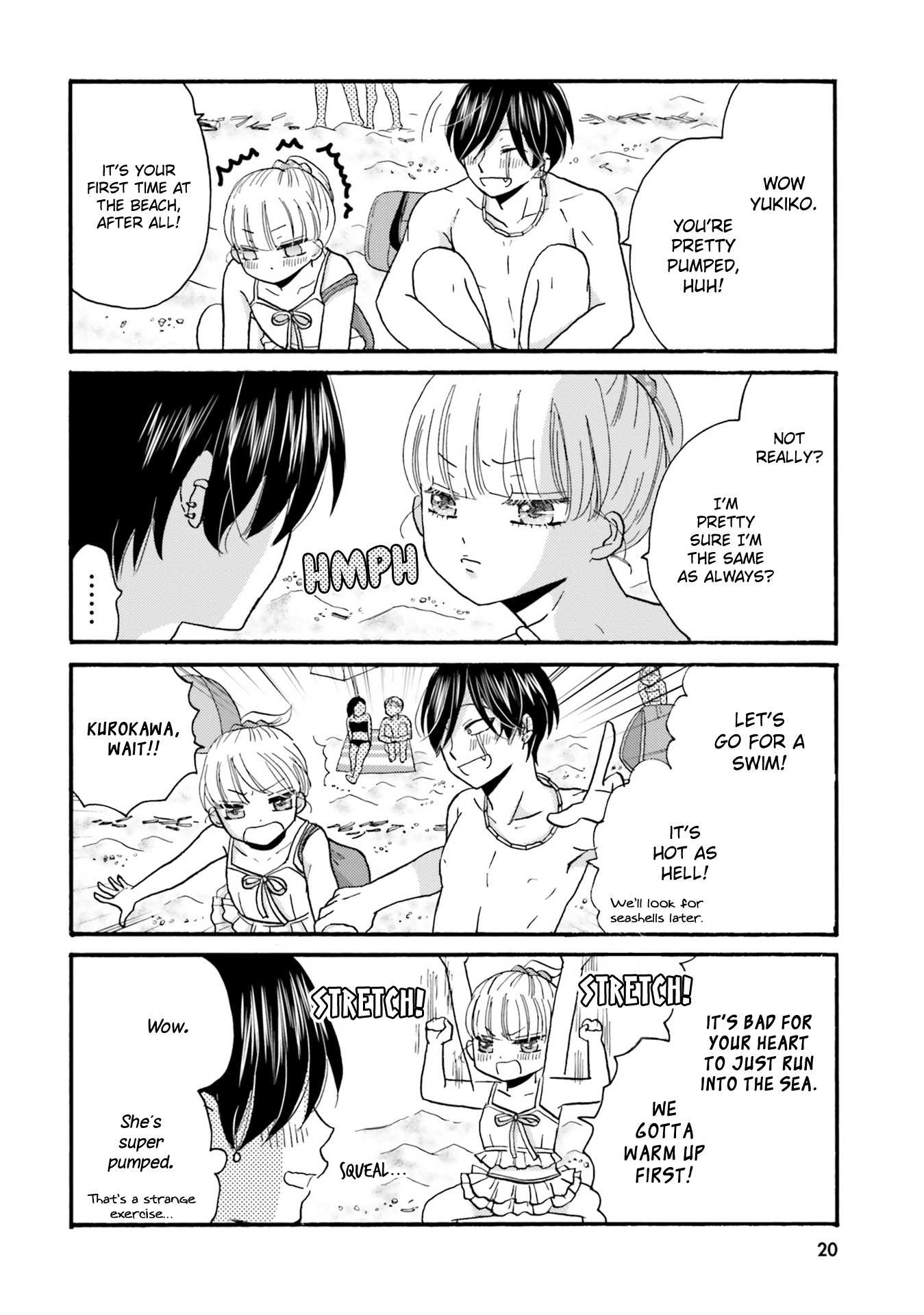 Yankee-Kun To Hakujou Gaaru - Chapter 110: First Time At The Beach ②