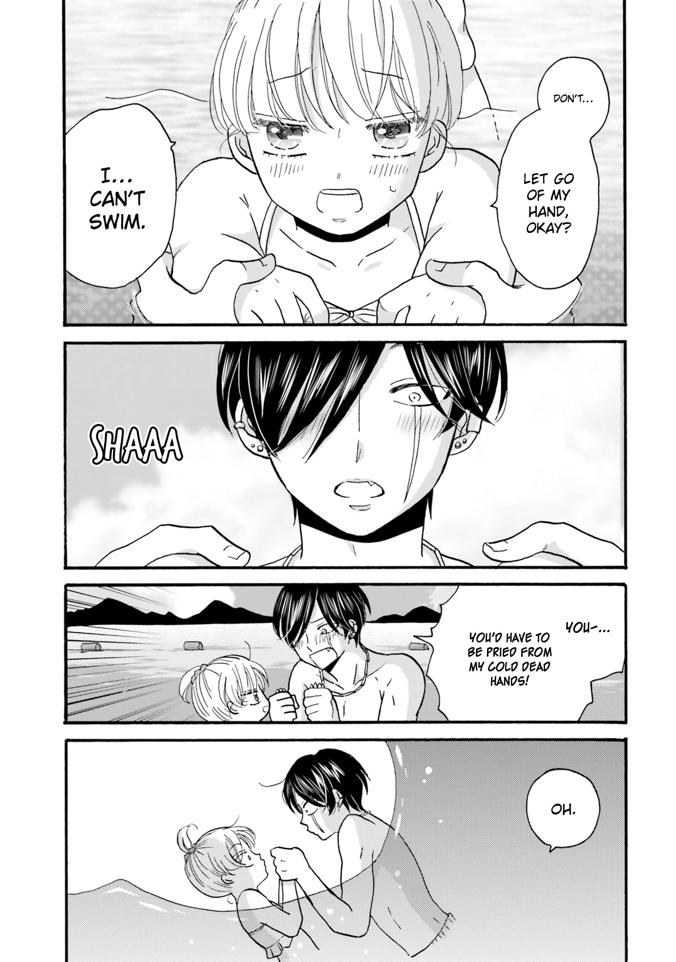 Yankee-Kun To Hakujou Gaaru - Chapter 110: First Time At The Beach ②