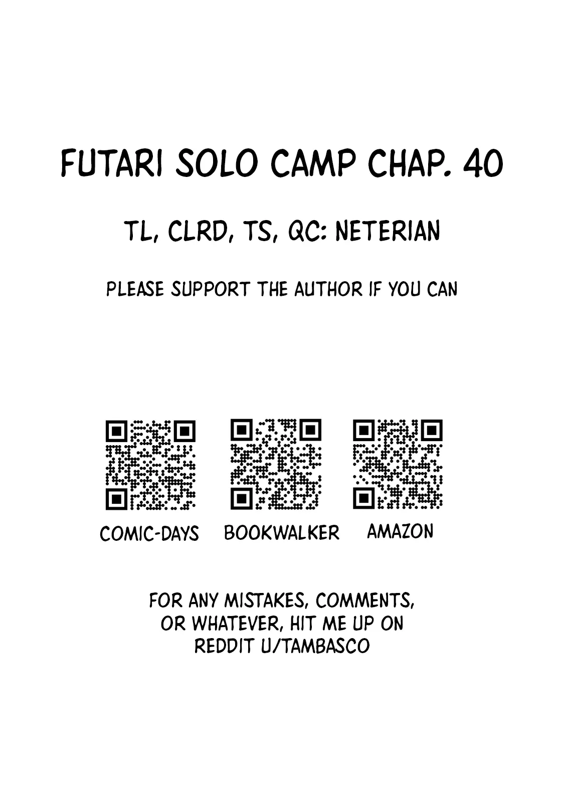 Futari Solo Camp - Vol.7 Chapter 40: About Kana-San...