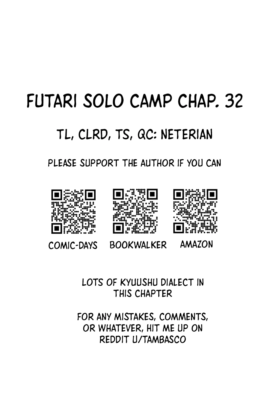 Futari Solo Camp - Vol.5 Chapter 32: Seasoning!