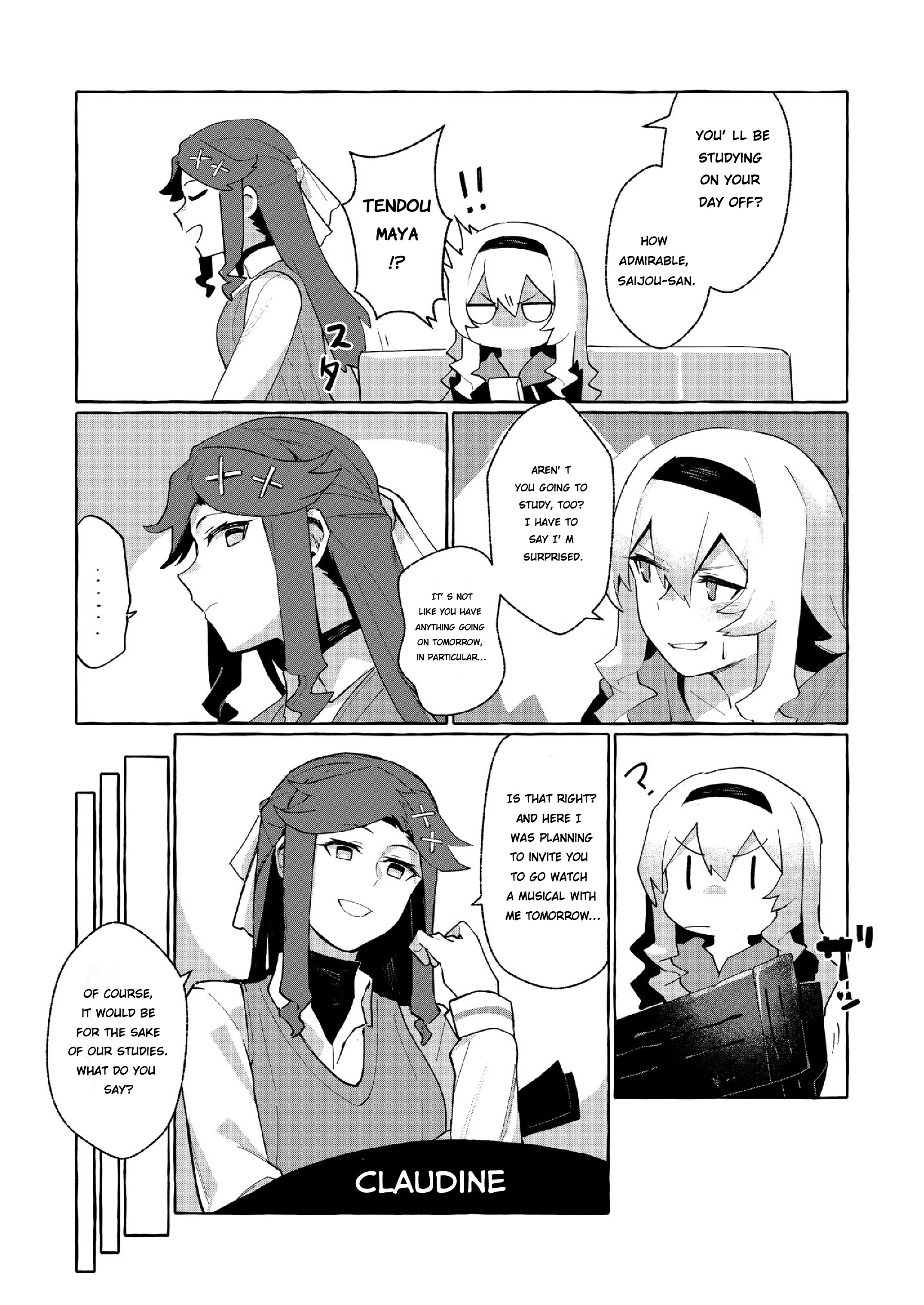 Maya And Claudine (Mayakuro) Short Comics Compilation - Chapter 50: The Two Who Never Change