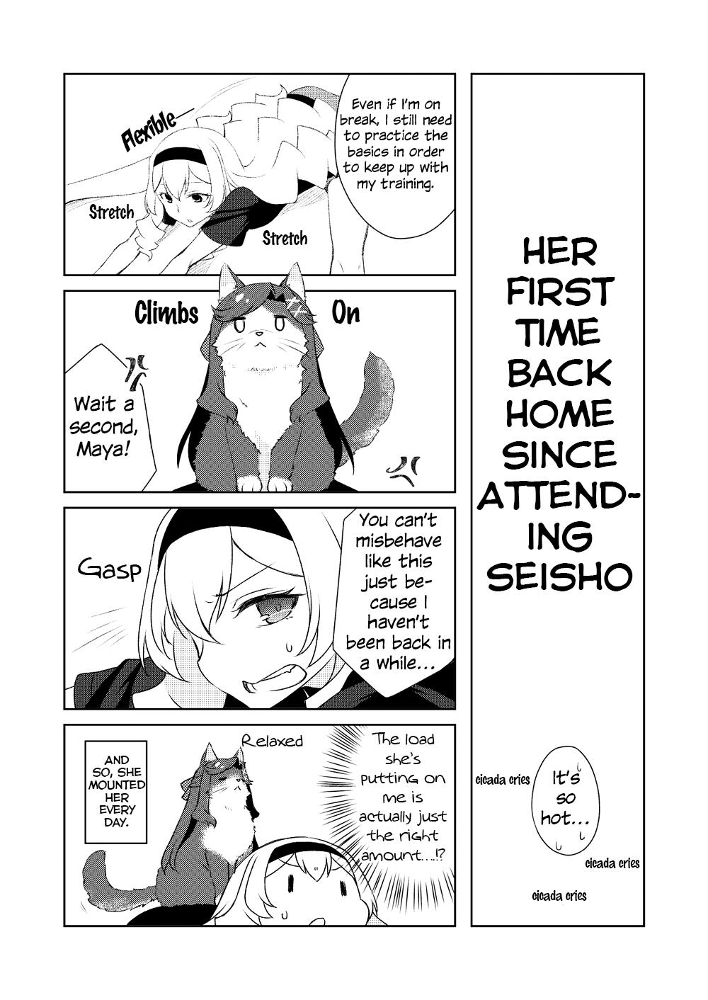 Maya And Claudine (Mayakuro) Short Comics Compilation - Chapter 47: The Eye Drop Revue And Cat Maya