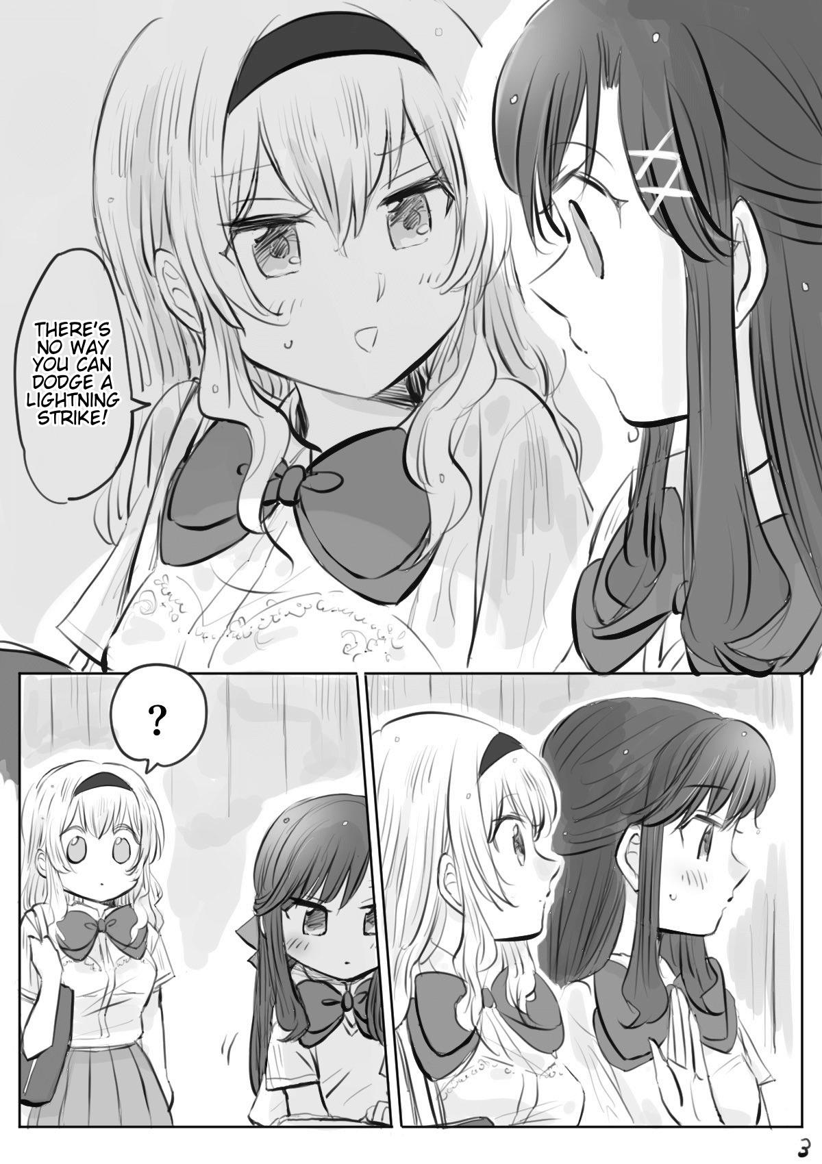 Maya And Claudine (Mayakuro) Short Comics Compilation - Chapter 46: A Sudden Evening Shower