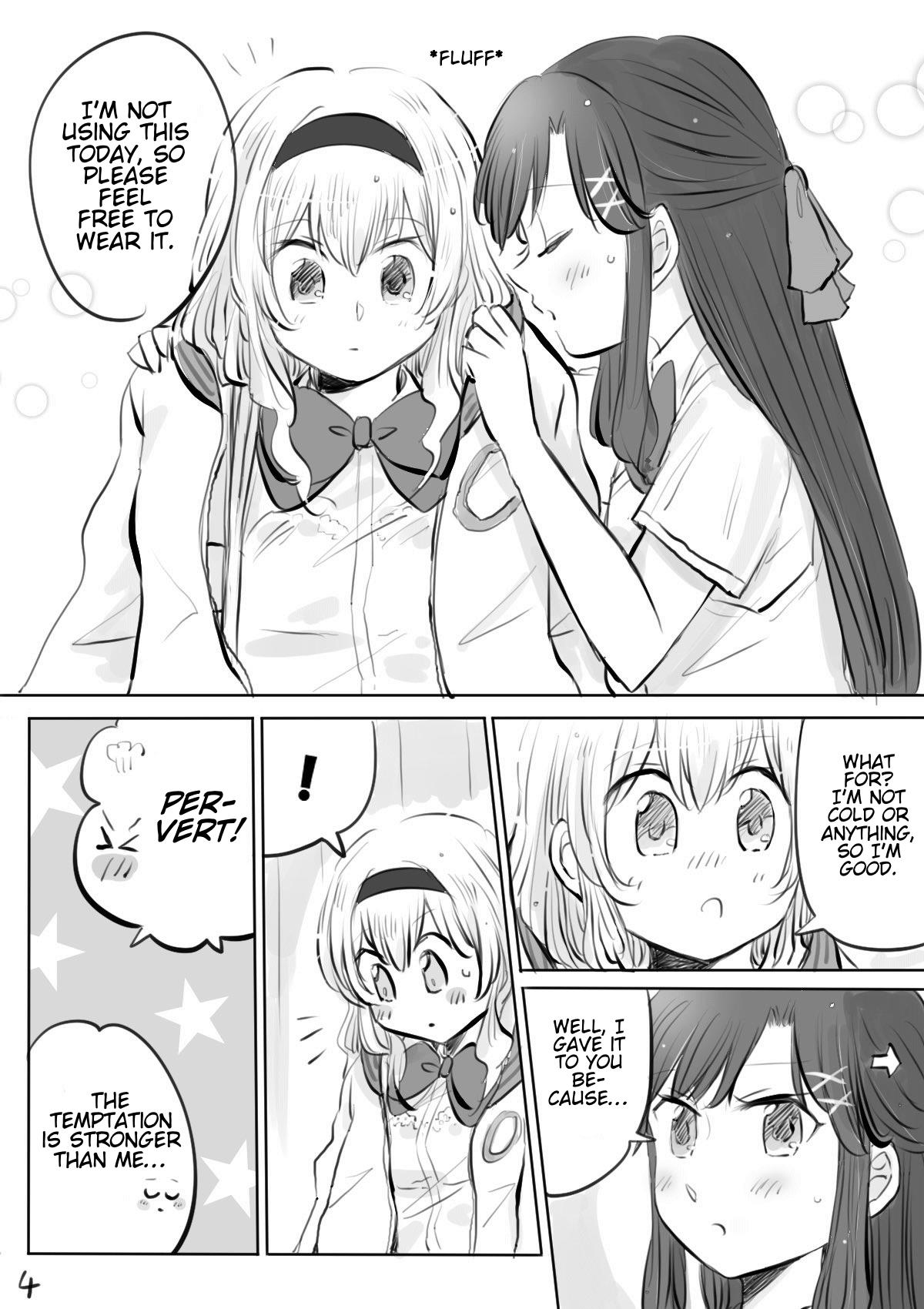 Maya And Claudine (Mayakuro) Short Comics Compilation - Chapter 46: A Sudden Evening Shower