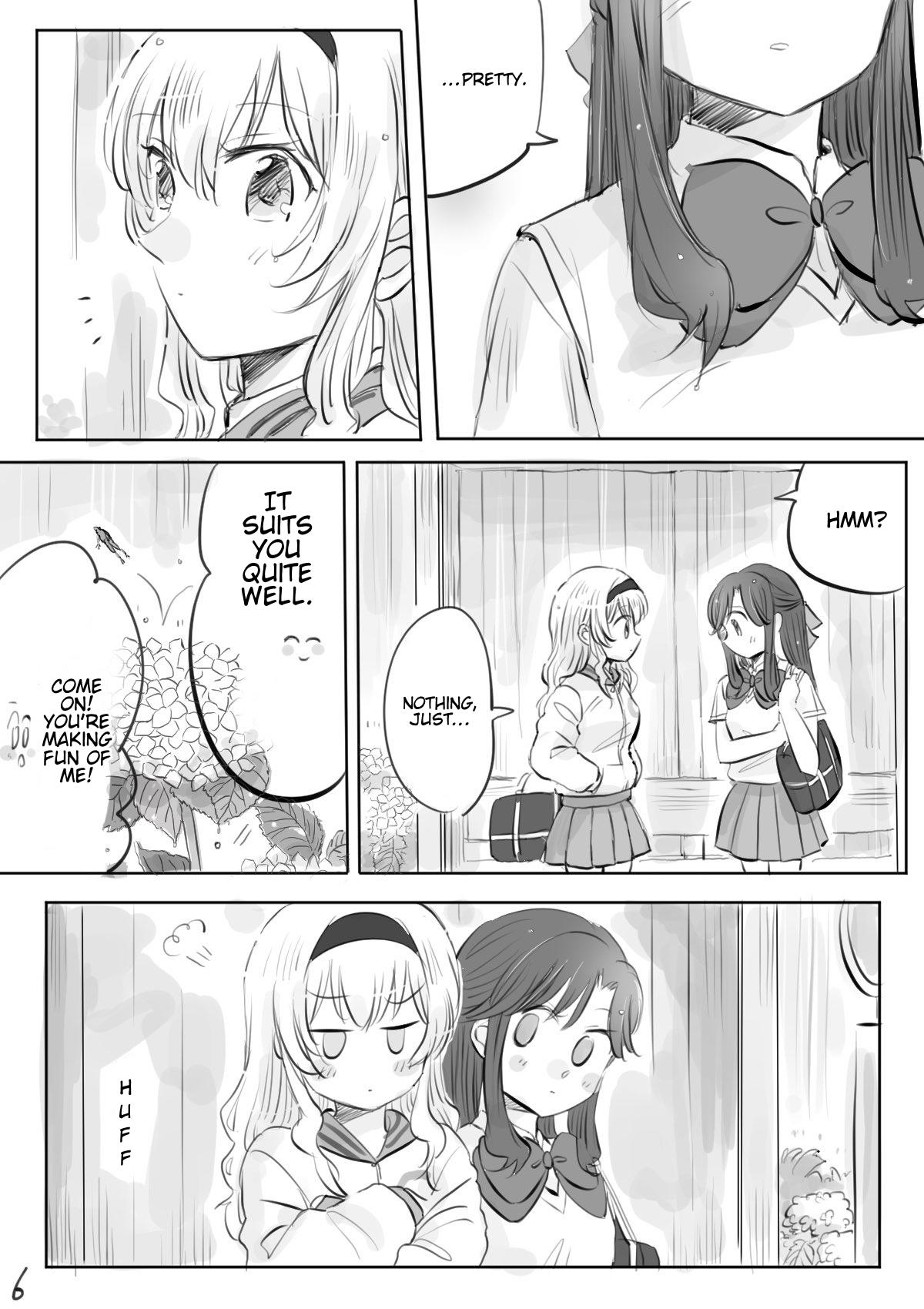 Maya And Claudine (Mayakuro) Short Comics Compilation - Chapter 46: A Sudden Evening Shower