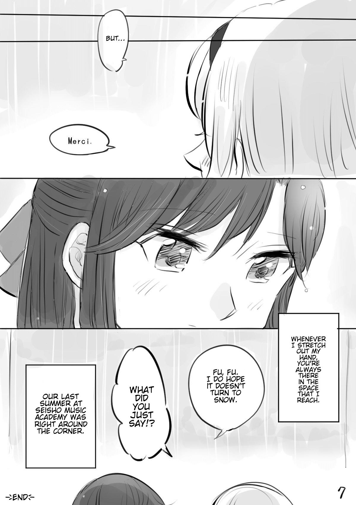 Maya And Claudine (Mayakuro) Short Comics Compilation - Chapter 46: A Sudden Evening Shower