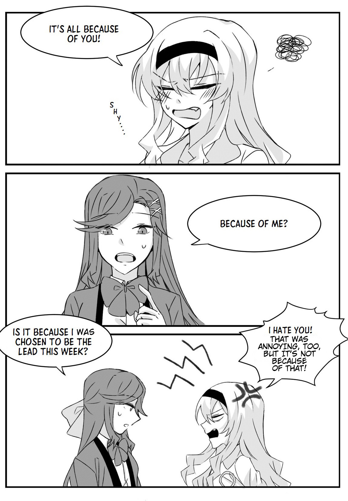 Maya And Claudine (Mayakuro) Short Comics Compilation - Chapter 52: There's No Way That The Top Student And The Second-Ranked Student Are Dating!