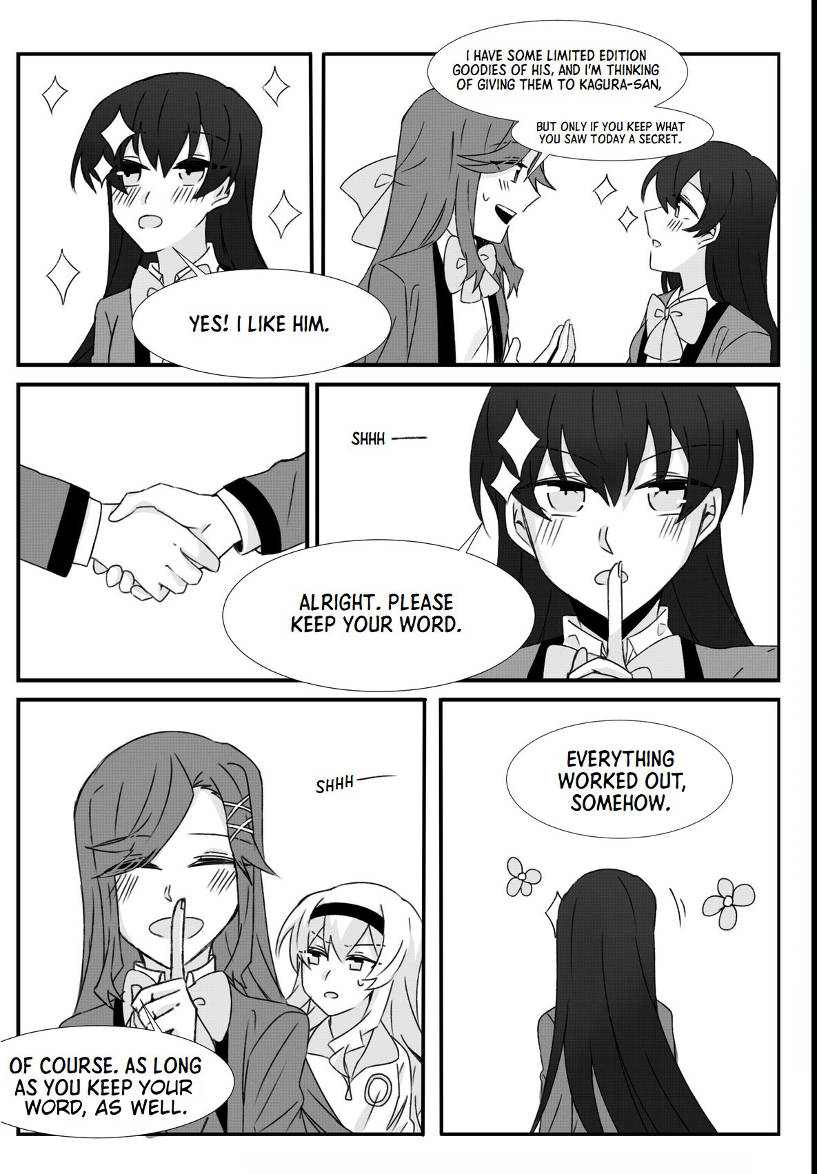 Maya And Claudine (Mayakuro) Short Comics Compilation - Chapter 52: There's No Way That The Top Student And The Second-Ranked Student Are Dating!