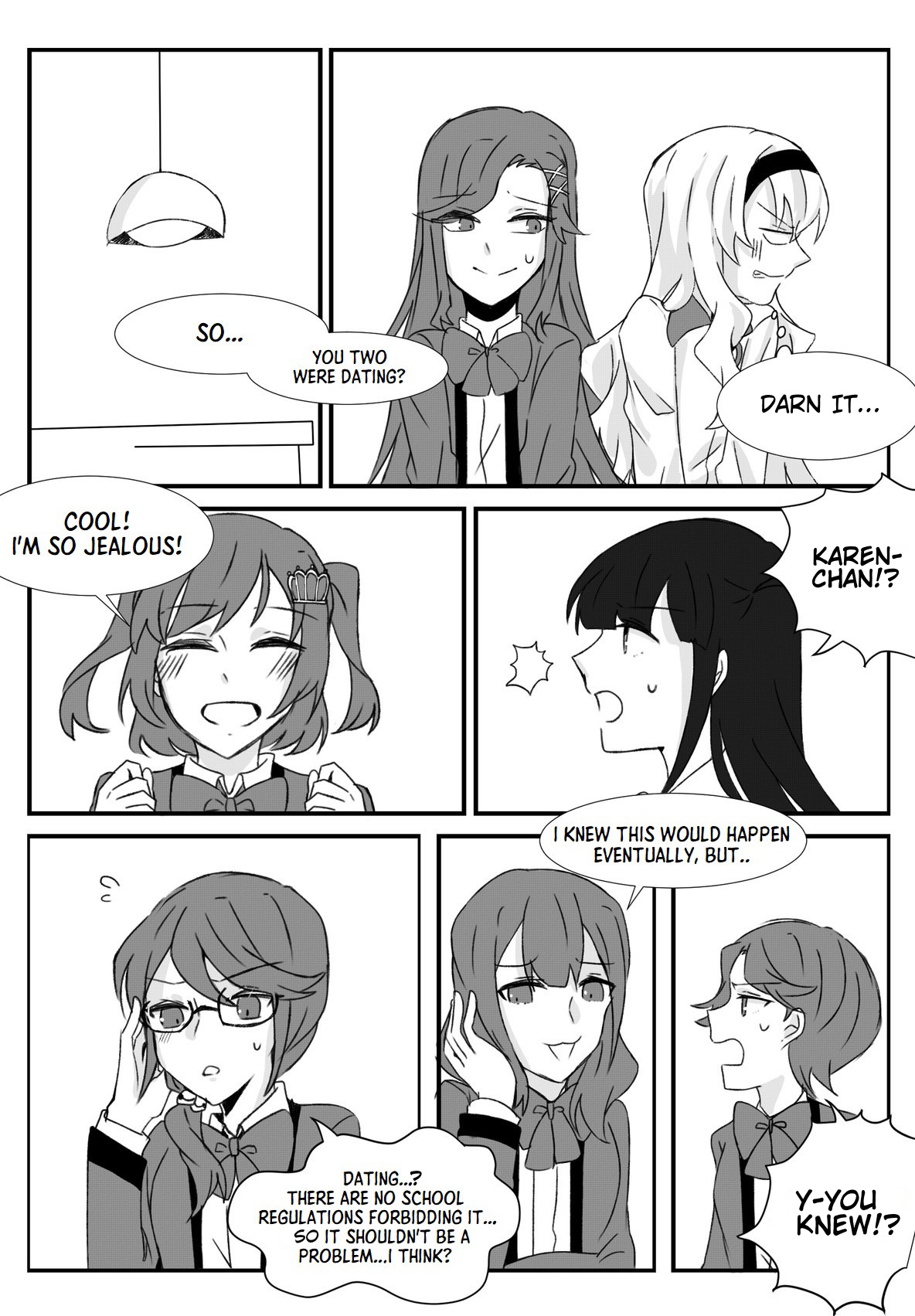 Maya And Claudine (Mayakuro) Short Comics Compilation - Chapter 52: There's No Way That The Top Student And The Second-Ranked Student Are Dating!