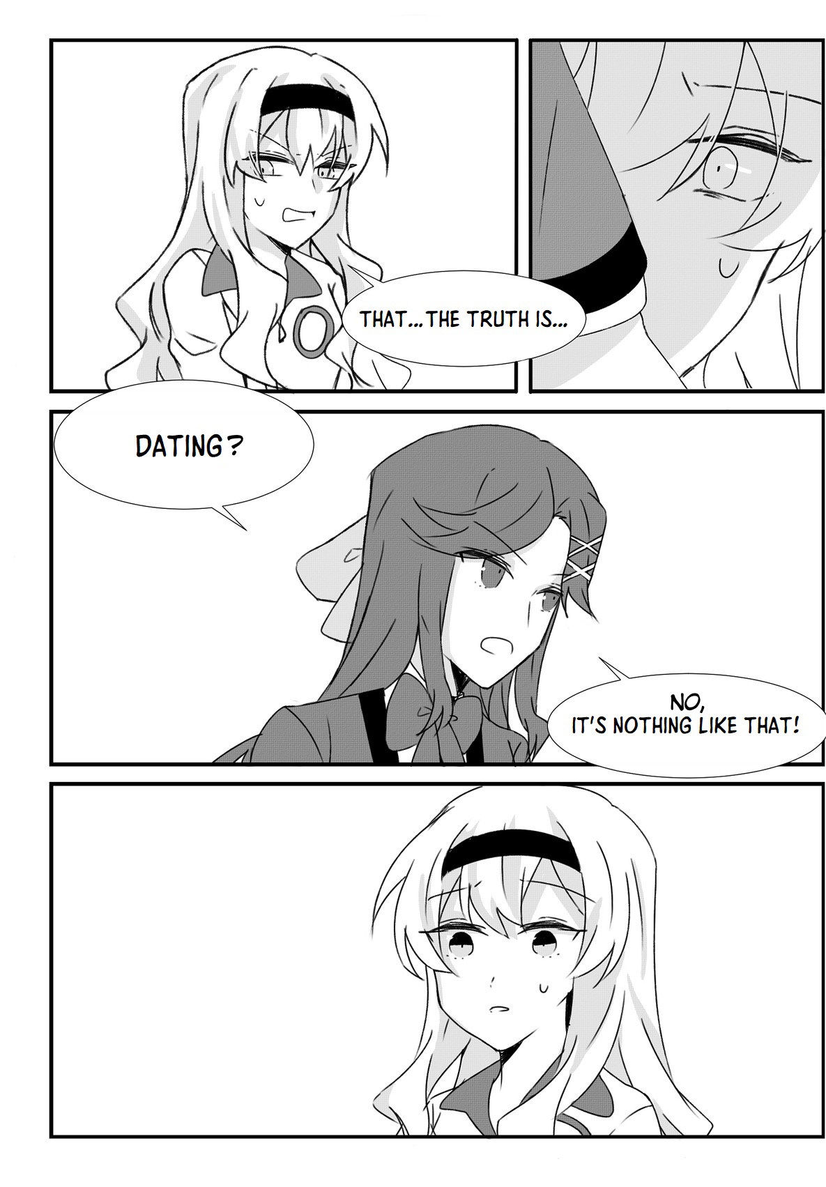 Maya And Claudine (Mayakuro) Short Comics Compilation - Chapter 52: There's No Way That The Top Student And The Second-Ranked Student Are Dating!