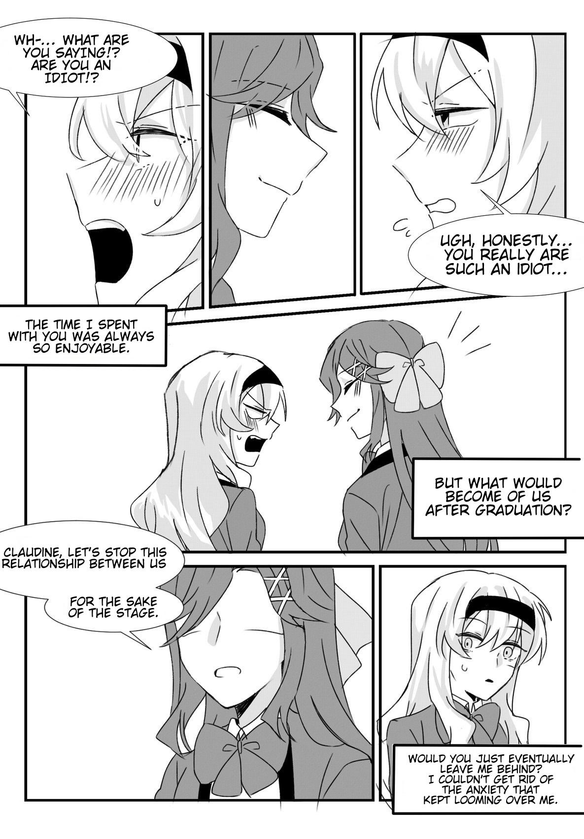 Maya And Claudine (Mayakuro) Short Comics Compilation - Chapter 52: There's No Way That The Top Student And The Second-Ranked Student Are Dating!