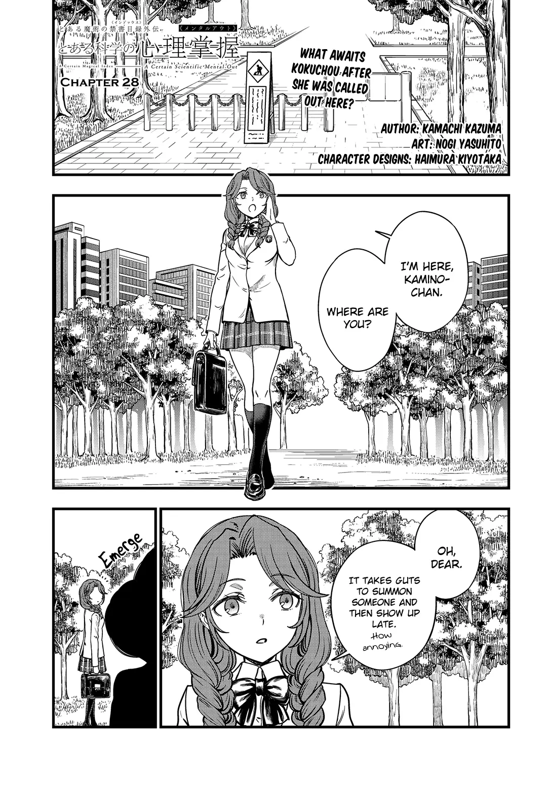 Toaru Kagaku No Mental Out - Chapter 28