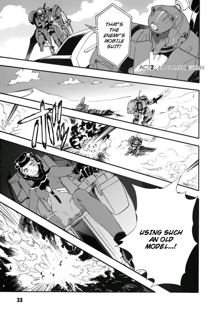 Kidou Senshi Gundam 00 (Shiguma Tarou) - Chapter 2 : Allelujah & Soma