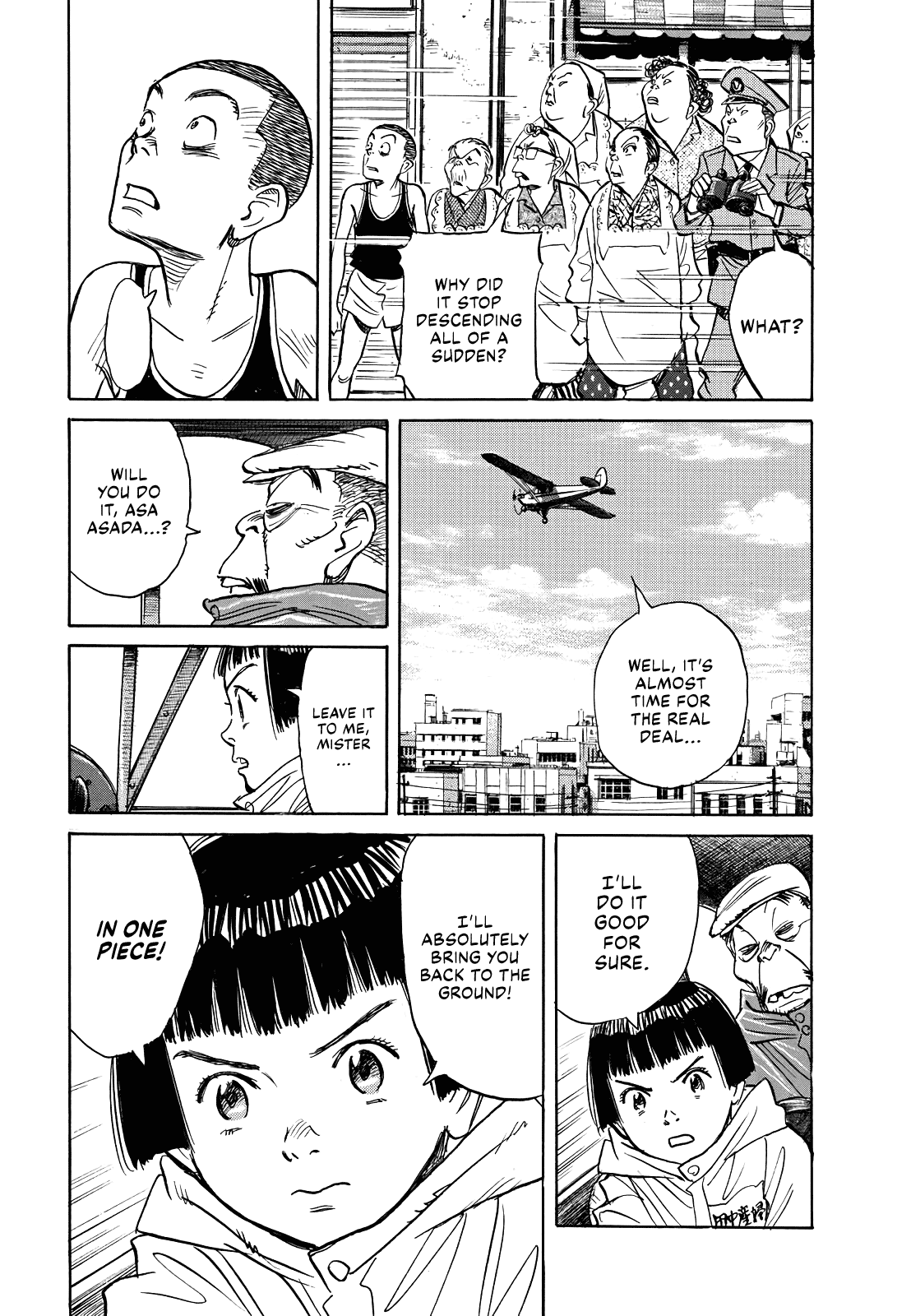 Asadora! - Vol.2 Chapter 12: Real-Deal Plane Ride