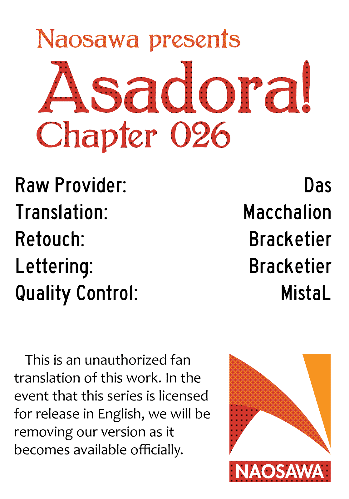 Asadora! - Vol.4 Chapter 26: Trash