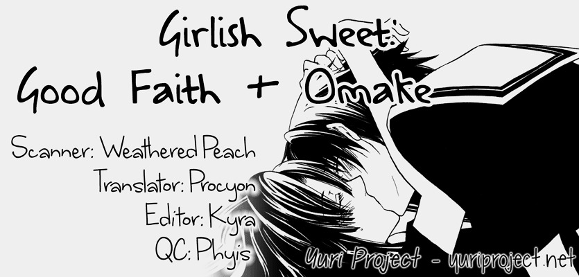 Girlish Sweet: Atashi No Kanojo - Vol.1 Chapter 6 : Good Faith