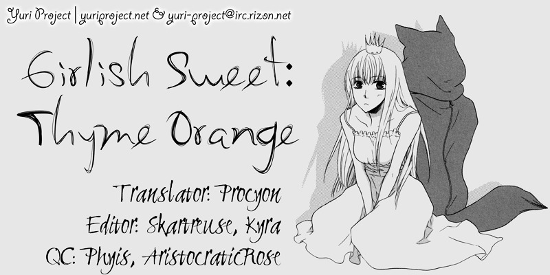 Girlish Sweet: Atashi No Kanojo - Vol.1 Chapter 2 : Thyme Orange